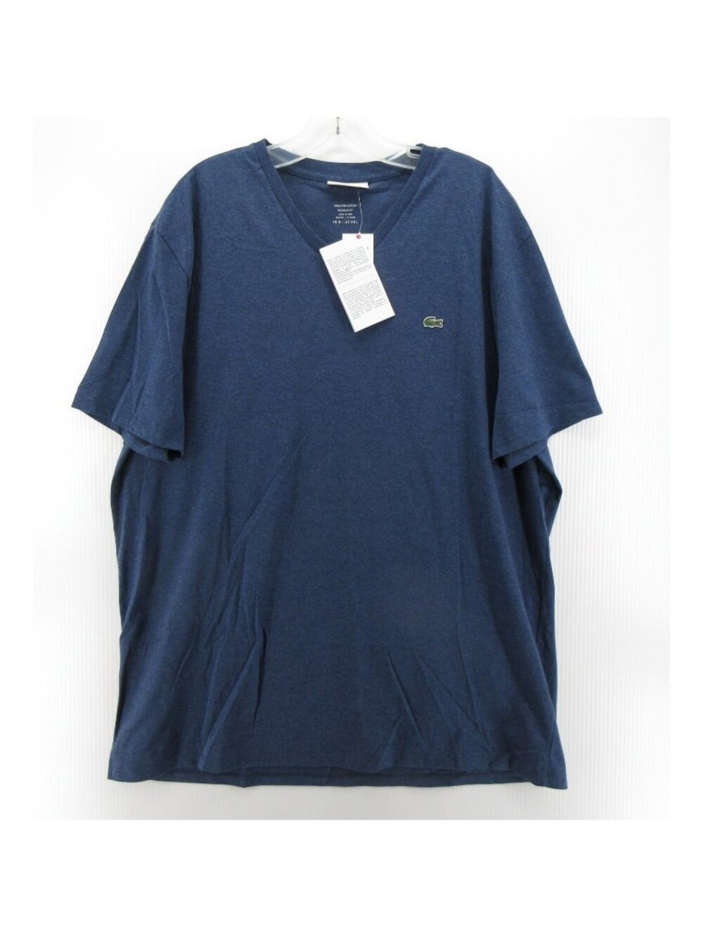 Lacoste Shirt XXXL Pullover Minimalist Crocodile Logo Pima Cotton NEW